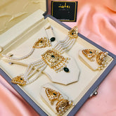 Hyderabadi Choker Set-26 (Green)